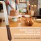 A2Z Scilab Icing Spatula Straight 8 Long Plain Blade Sturdy Wood Handle, Total Length 12.4 A2Z-ZR-WHS8 - alternate 3